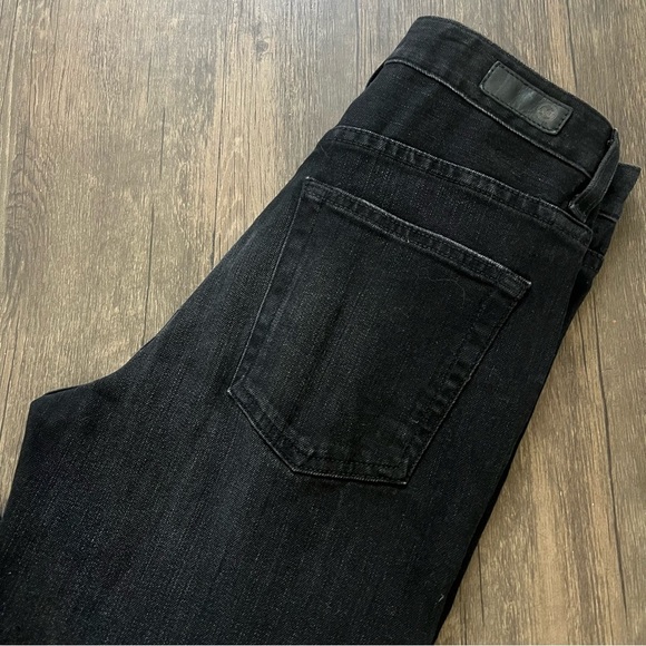 AG-ED ADRIANO GOLDSCHMIED Black Denim High Rise Vintage Straight Fit Jeans 27 R - Picture 12 of 15